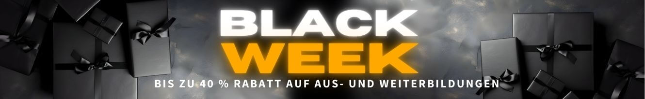 Sichere dir den MEGA Deal - bis zu 40 % - auf ALLE Aus- und Weiterbildungen!