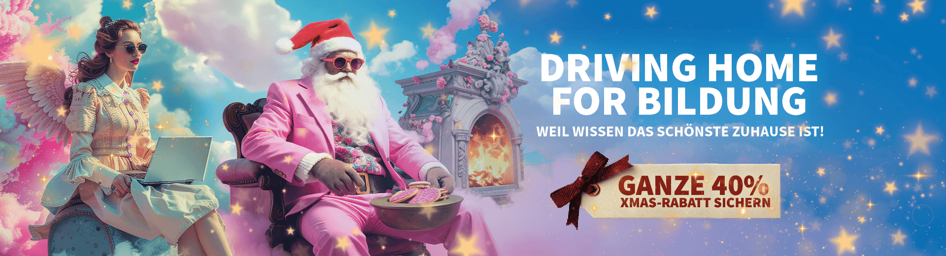 Driving home for Bildung - weil Wissen das schönste Zuhause ist! Allen ein gesegnetes Weihnachtsfest.