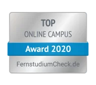 TOP Online-Campus Auszeichnung von FernstudiumCheck