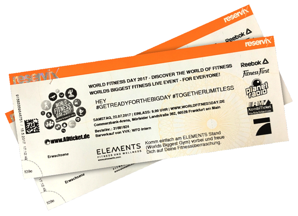Wir haben ein Ticket für euch! Wir haben ein Ticket für euch!